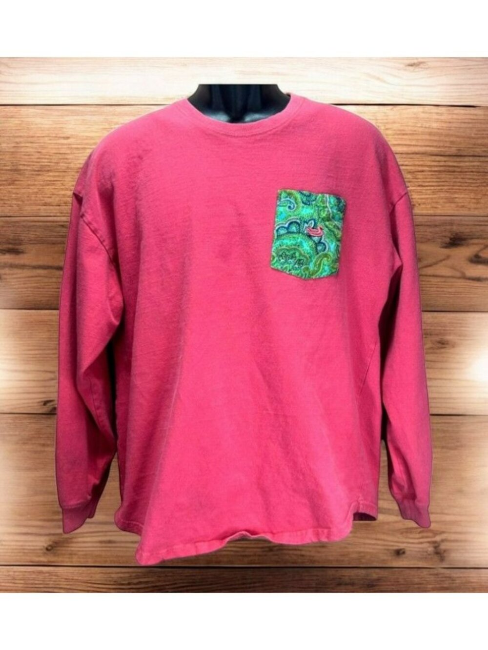 Southern Marsh Long-Sleeve T-Shirt Medium with Paisley Pocket